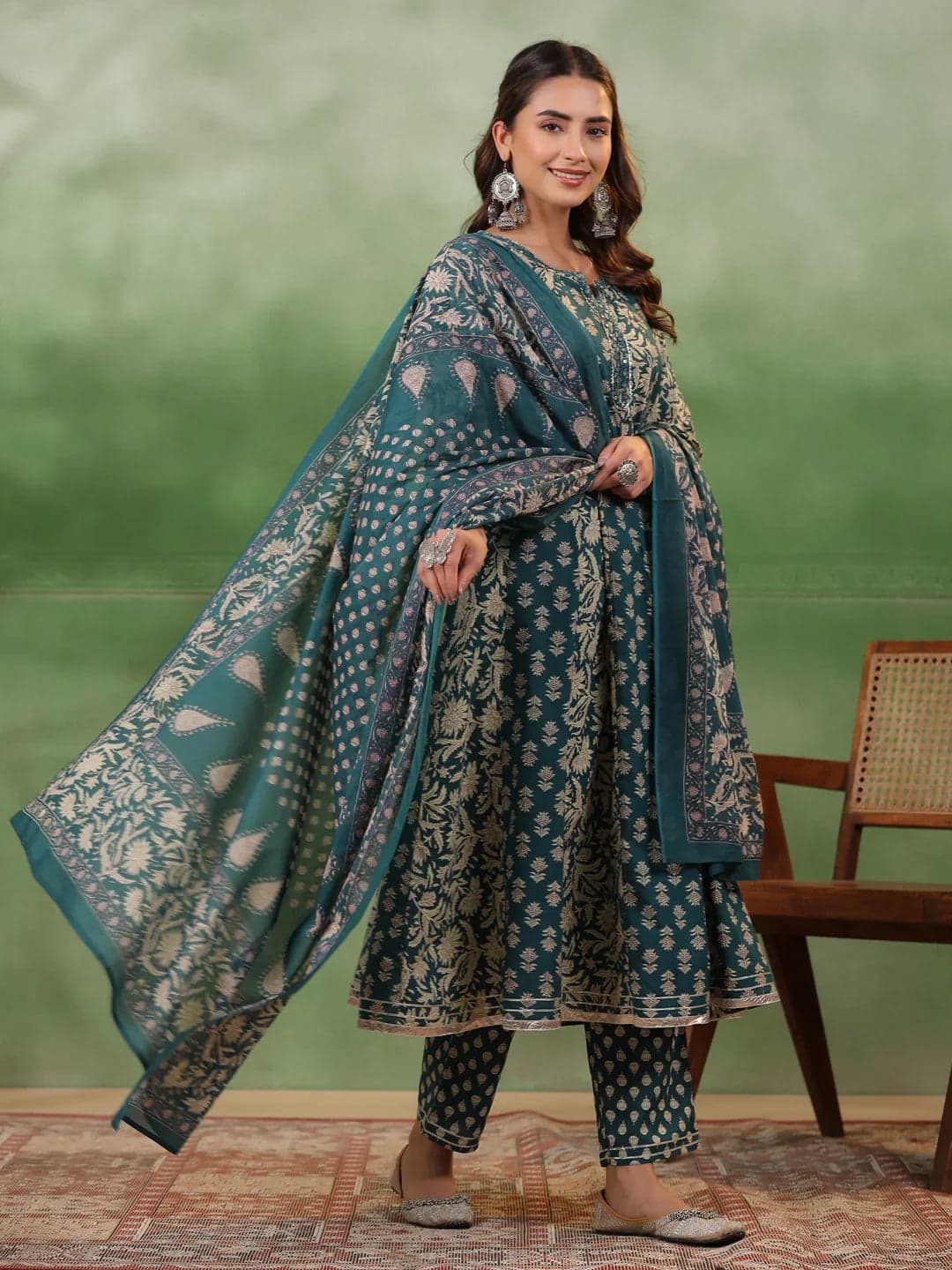 Beautix Fashion Teal Flare Festival Trio