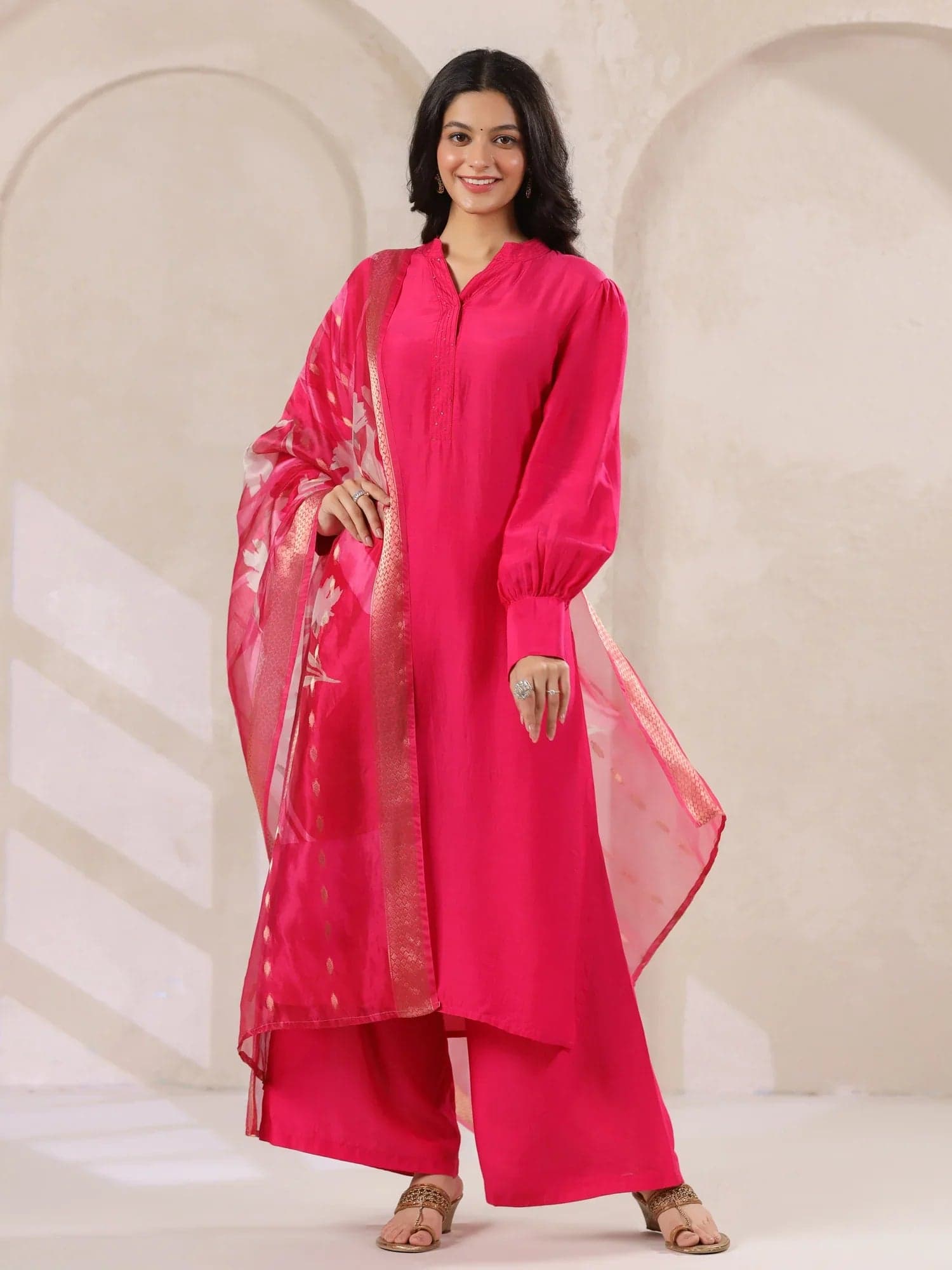 Beautix Fashion Rose Palazzo Festival Trio